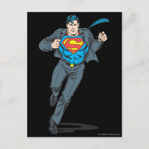 Superman in Business Garb Postcard
