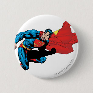 Superman in Shadow 2 2 Inch Round Button