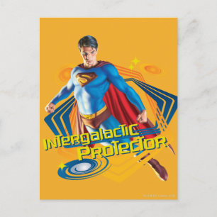 Superman Intergalactic Protector Postcard
