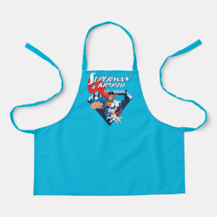 Superman & Krypto Soar Apron