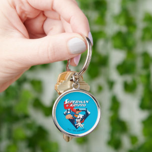 Superman & Krypto Soar Keychain