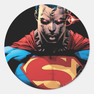 Superman - Laser Vision Classic Round Sticker