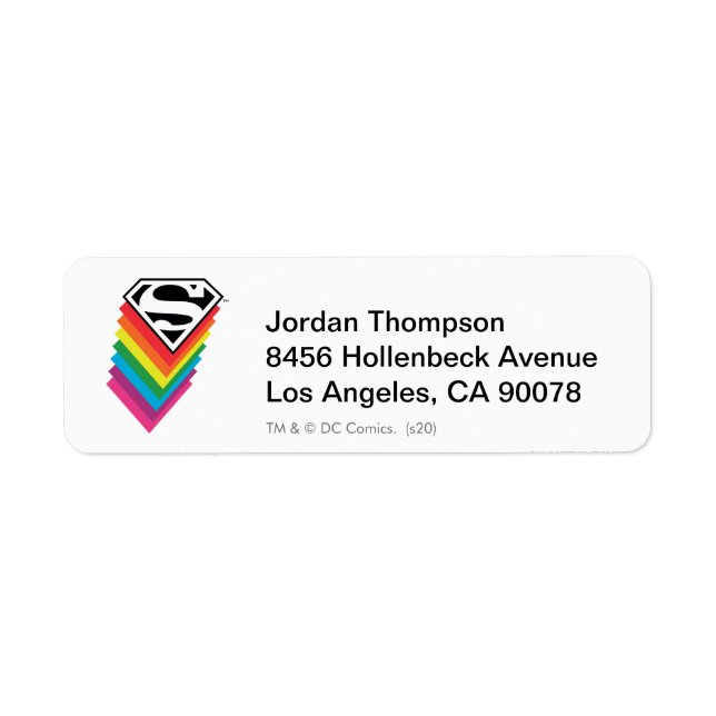 Superman Layered Rainbow Logo (Front)