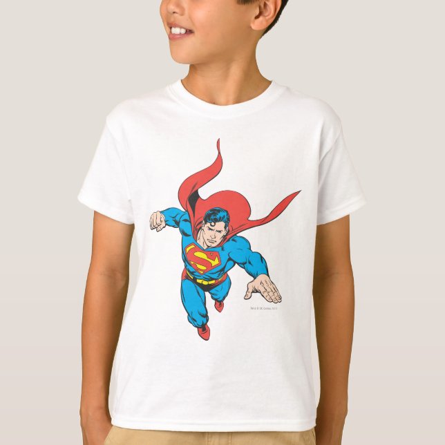 Superman Leaps Forward T-Shirt (Front)
