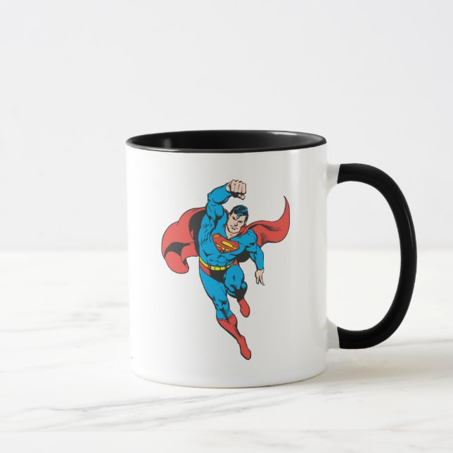 Superman Left Fist Raised Mug (Right)