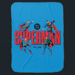 Superman Legends Forever Graphic Baby Blanket<br><div class="desc">Legends are Forever with this iconic Superman graphic celebrating the different eras of our favourite Man of Steel! Grab this on a fun graphic tee,  wall art,  or many more customizable Zazzle products perfect for gifting or treating yourself!</div>