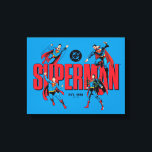 Superman Legends Forever Graphic Canvas Print<br><div class="desc">Legends are Forever with this iconic Superman graphic celebrating the different eras of our favourite Man of Steel! Grab this on a fun graphic tee,  wall art,  or many more customizable Zazzle products perfect for gifting or treating yourself!</div>