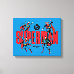 Superman Legends Forever Graphic Canvas Print