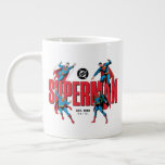 Superman Legends Forever Graphic Large Coffee Mug<br><div class="desc">Legends are Forever with this iconic Superman graphic celebrating the different eras of our favourite Man of Steel! Grab this on a fun graphic tee,  wall art,  or many more customizable Zazzle products perfect for gifting or treating yourself!</div>