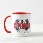 Superman Legends Forever Graphic Mug<br><div class="desc">Legends are Forever with this iconic Superman graphic celebrating the different eras of our favourite Man of Steel! Grab this on a fun graphic tee,  wall art,  or many more customizable Zazzle products perfect for gifting or treating yourself!</div>