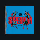Superman Legends Forever Graphic Notebook<br><div class="desc">Legends are Forever with this iconic Superman graphic celebrating the different eras of our favourite Man of Steel! Grab this on a fun graphic tee,  wall art,  or many more customizable Zazzle products perfect for gifting or treating yourself!</div>