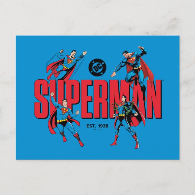Superman Legends Forever Graphic Postcard (Front)