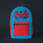 Superman Legends Forever Graphic Printed Backpack<br><div class="desc">Legends are Forever with this iconic Superman graphic celebrating the different eras of our favourite Man of Steel! Grab this on a fun graphic tee,  wall art,  or many more customizable Zazzle products perfect for gifting or treating yourself!</div>