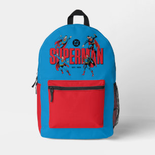 Superman Legends Forever Graphic Printed Backpack