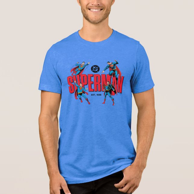 Superman Legends Forever Graphic Tri-Blend Shirt (Front)