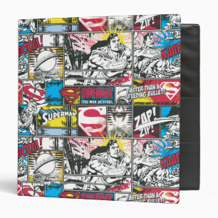 Superman Logo Pattern 2 Binder