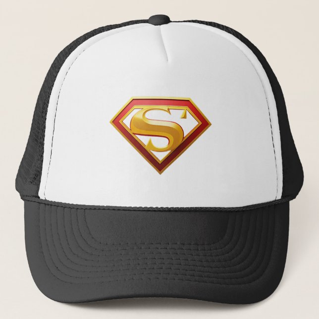Superman logo trucker hat (Front)