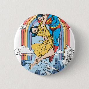 Superman & Lois in Yellow 2 Inch Round Button
