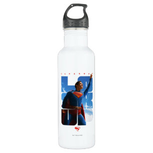 Superman Look Up Pose 710 Ml Water Bottle