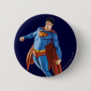 Superman Looking Down 2 Inch Round Button