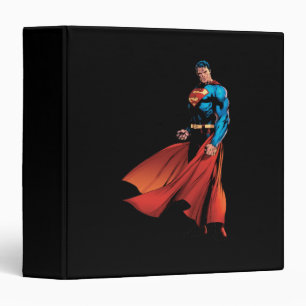 Superman Looks Front Binder