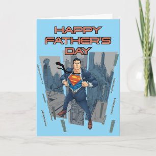 Superman Man Father's Day Card