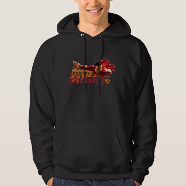 Superman Man of Might Hoodie (Front)