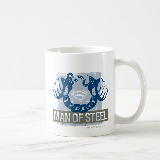 Superman Man of Steel Coffee Mug (Right)