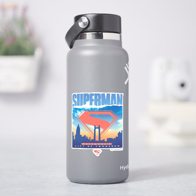 Superman Metropolis Skyline (HydroFlask)