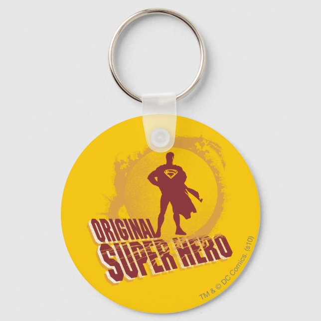 Superman Original Super Hero Keychain (Front)