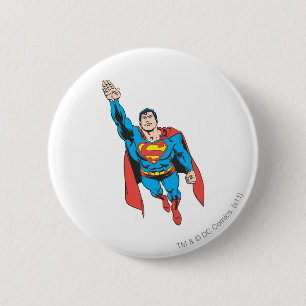 Superman Right Arm Raised 2 Inch Round Button