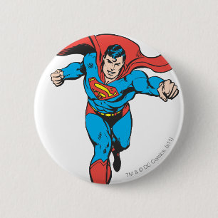 Superman Runs Forward 2 2 Inch Round Button