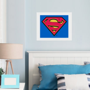 Superman S-Shield   Classic Logo Foil Prints