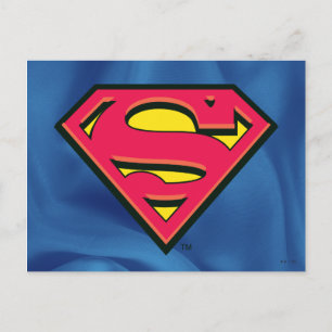 Superman S-Shield   Classic Logo Postcard
