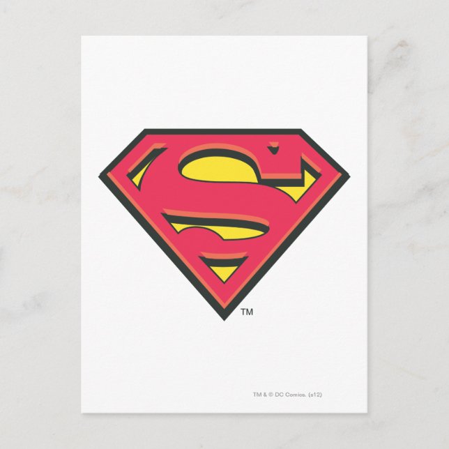 Superman S-Shield | Classic Logo Postcard (Front)