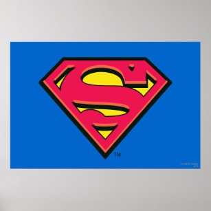 Superman S-Shield   Classic Logo Poster