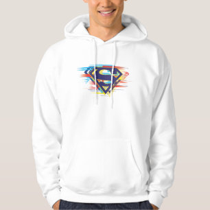 Superman S-Shield Colourful Logo Hoodie