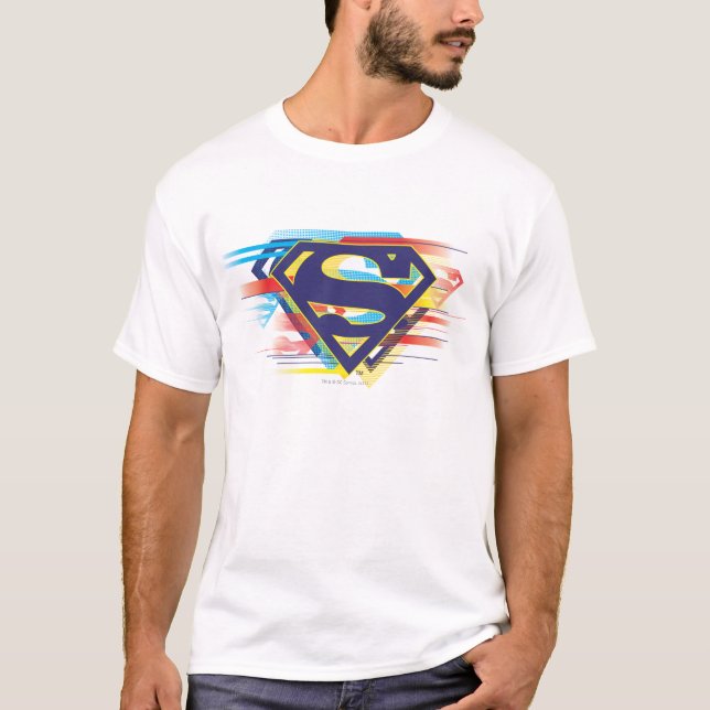 Superman S-Shield | Colourful Logo T-Shirt (Front)