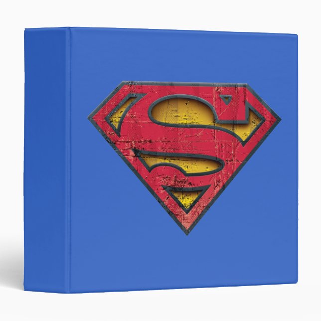 Superman S-Shield | Distressed Logo Binder (Front/Spine)