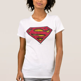 Superman S-Shield Distressed Logo T-Shirt