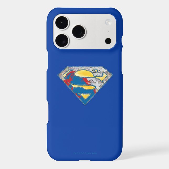 Superman S-Shield | Grey Yellow Red Black Mix Logo (Back)