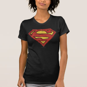 Superman S-Shield Grunge Logo T-Shirt