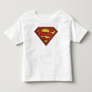 Superman S-Shield Grunge Logo Toddler T-shirt