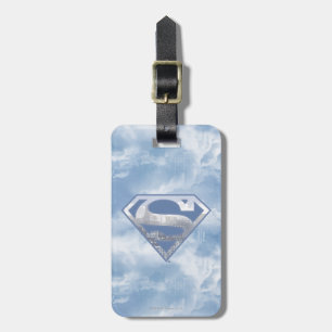 Superman S-Shield Light Blue City Logo Luggage Tag