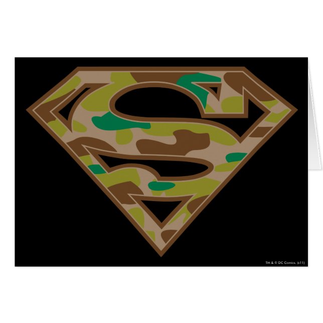 Superman S-Shield | Logo Camouflage (Devant horizontal)