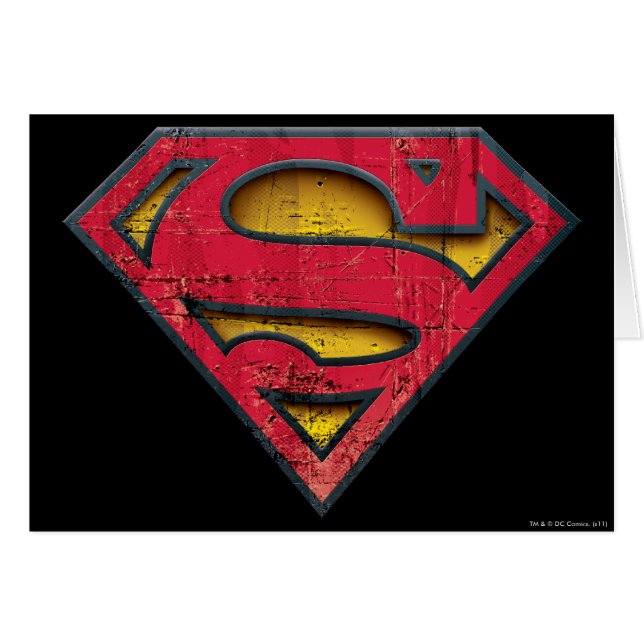 Superman S-Shield | Logo en détresse (Devant horizontal)