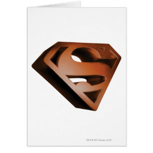 Superman S-Shield Logo Grainy 3D