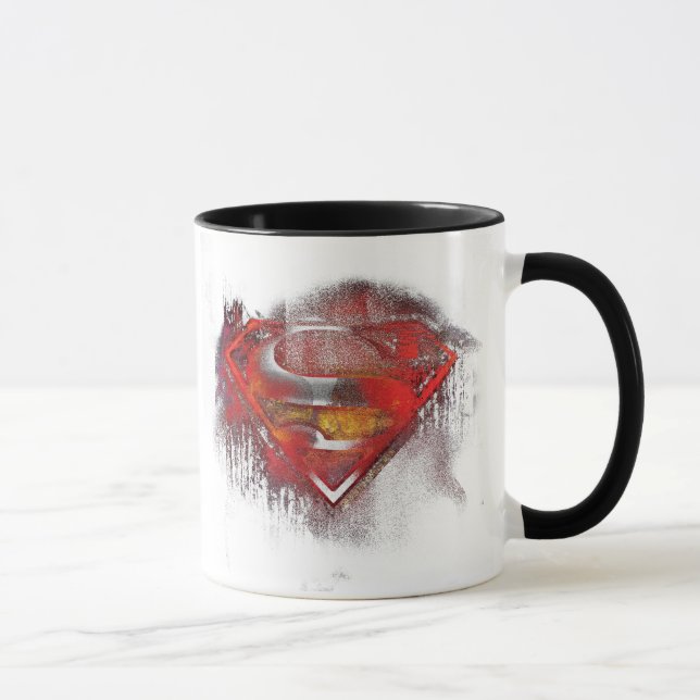 Superman S-Shield | Painted Logo Mug (Right)