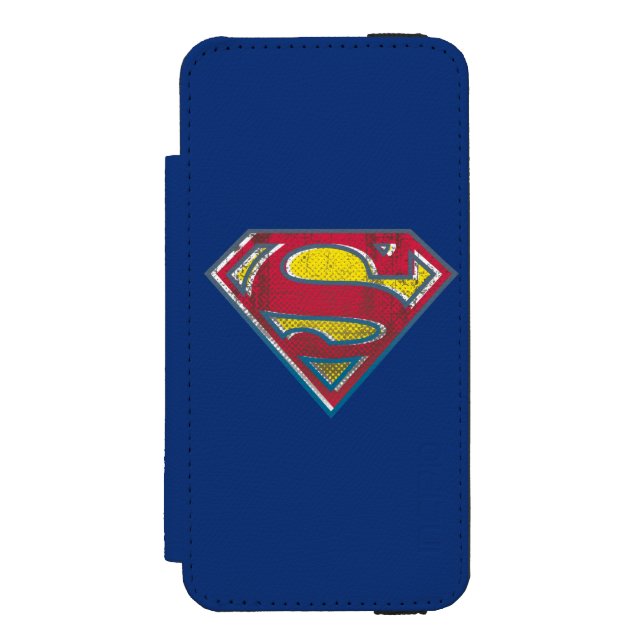 Superman S-Shield | Printed Logo Incipio iPhone Wallet Case (Folio Front)