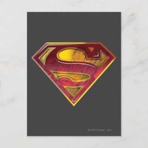 Superman S-Shield Reflection Logo Postcard